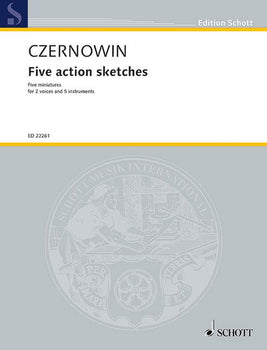 Five action sketches - Score and Parts