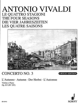 The four seasons in F major - Piano Score With Solo Part