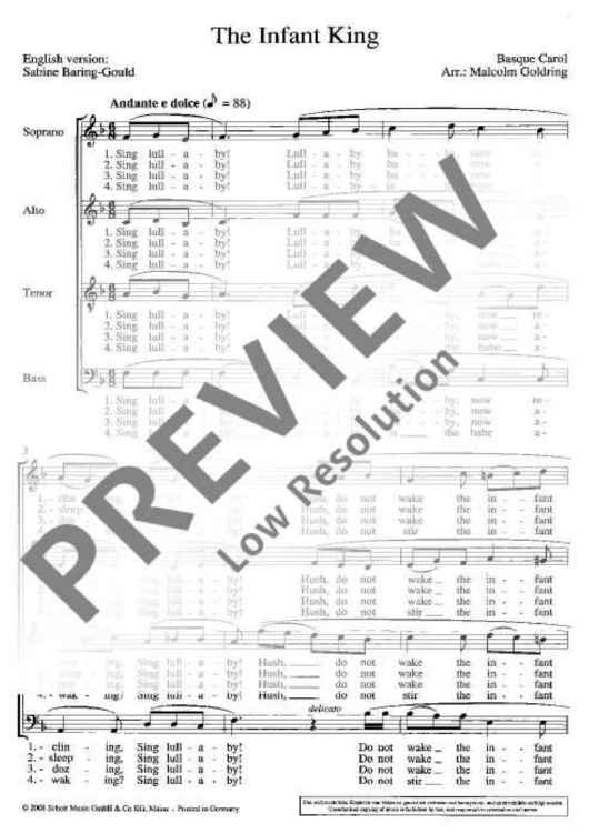 3 Christmas Carols - Choral Score