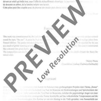 Les effets du jour - Choral Score