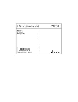 Divertimento I - Set of Parts