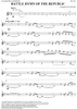 Battle Hymn of the Republic - Baritone Saxophone