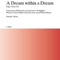 A Dream Within a Dream - Choral Score