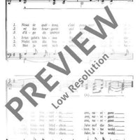 Adieu Privas - Choral Score