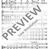 Fünf Chöre - Choral Score