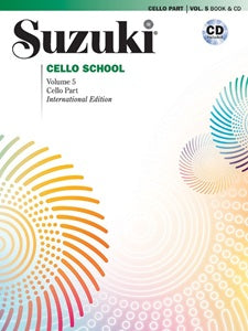 Suzuki Cello School, Volume 5 - Cello Part