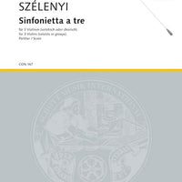 Sinfonietta a tre - Score