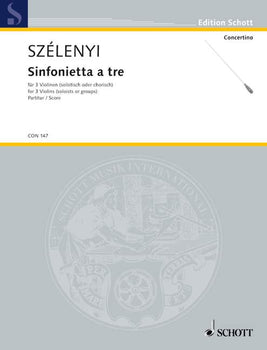 Sinfonietta a tre - Score