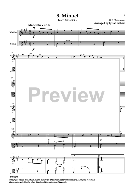 Minuet from Fantasia 8