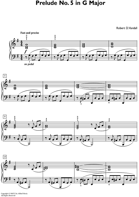 Prelude No. 5 in G Major