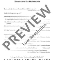 Lieder für Singkreise - Choral Score