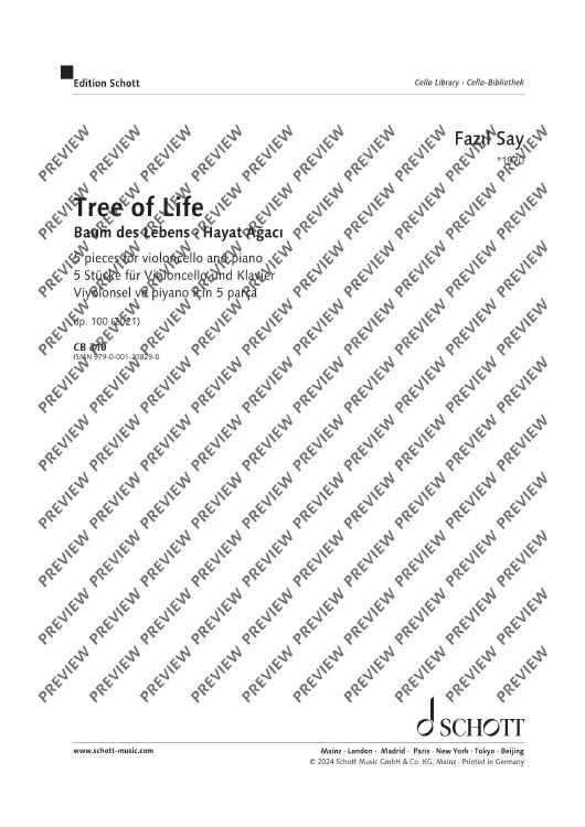 Hayat agaci - Score and Parts