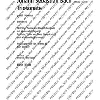 Triosonata g minor - Score and Parts