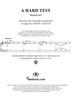 A Hard Test (Minuett in F)