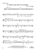 In These Last Days of Autumn... - Bass Clarinet