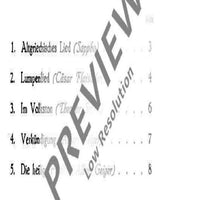 Fünf einfache Lieder