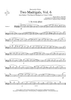 Two Madrigals, Vol. 6 - from Morley's "First Book of Madrigals to 4 Voices" (1594) - Trombone 2