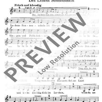 Hymnen an den Frohsinn - Alto