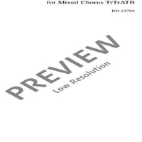 Psalm 83 (84) - Choral Score