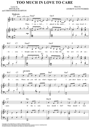 Too Much In Love To Care