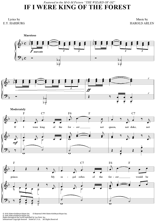 If I Were King of the Forest