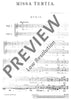 Missa tertia - Score and Parts