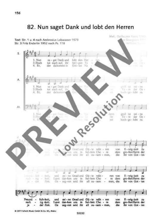 Nun saget Dank und lobt den Herren