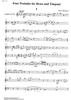 4 Preludes for Brass and Timpani - Bb Trumpet 1