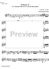 Three Part Sinfonia No.10 BWV 796 G Major - Bass Clarinet