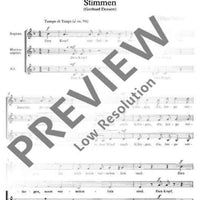 Drei Tanzlieder - Choral Score