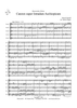 Canzon super Intradam Aechiopicam - Score