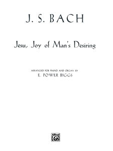 Jesu, Joy of Man's Desiring