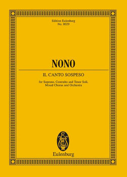 Il canto sospeso - Full Score