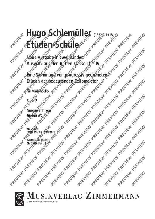 Tutor with Etudes for cello