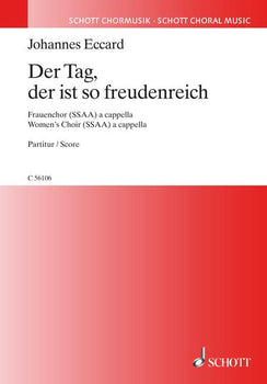 Der Tag, der ist so freudenreich - Choral Score