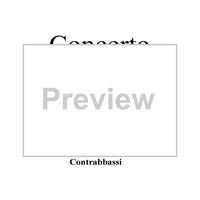 Concerto for Mandolin and Orchestra in F major - Contrabass