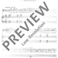 Drei Gesänge nach Hölderlin