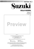 Suzuki Cello School, Volume 4 - Cello Part