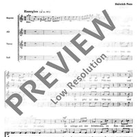 Des Antonius von Padua Fischpredigt - Choral Score