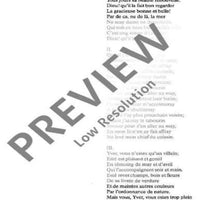 3 Chansons de Charles d'Orléans - Choral Score