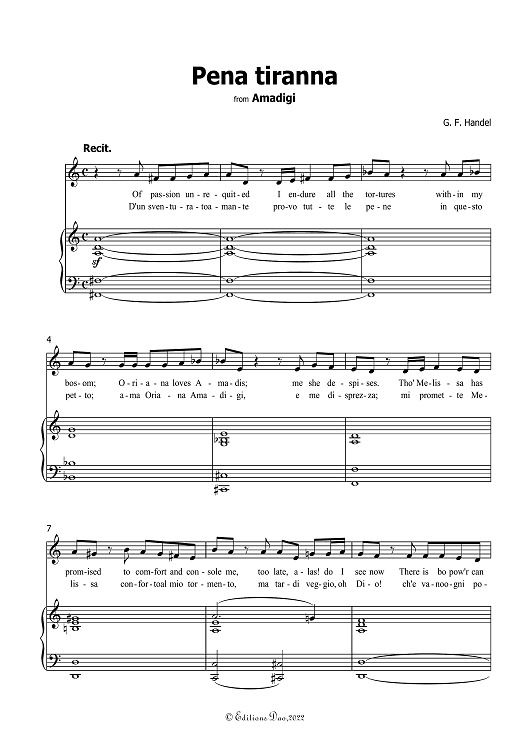 Pena tiranna from 'Amadigi'