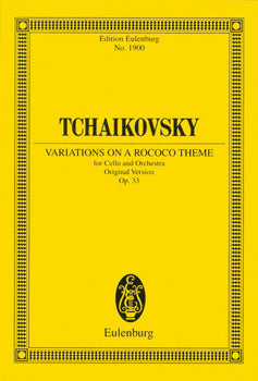 Variations on a Rococo Theme for Cello and Orchestra in A major - Full Score