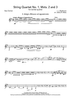String Quartet No. 1, Mvts. 2 and 3 - Bass Clarinet