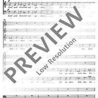 Kantate Nr. 3 - Choral Score