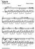 Suite III - Score
