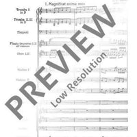 Magnificat D major - Full Score
