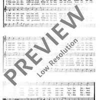 Two german Folk Songs - Choral Score