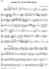 Sonata No. 10 in E-flat Major - Flute