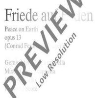 Peace on Earth - Choral Score