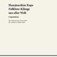 Folkloristic Tunes from All Over the World - Performing Score